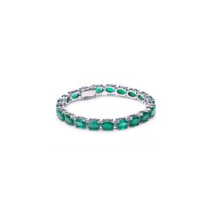 Classic emerald tennis bracelet
