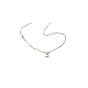 Pear shape diamond necklace 1.50ctw